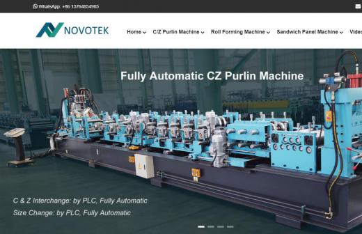 Novotek Machinery響應式自適應外貿企業網站定制